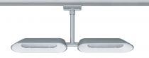 URail Spot LED Dipper 2x8W Chrome mat / Blanc gradable (95469 )