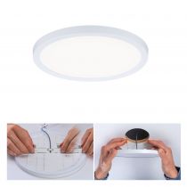 VariFit Panneau encastré LED Areo IP44 rond 175mm 1800lm 4000K Blanc (93055)