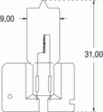 X511 9x31 24v 70w h2 osram (122746)